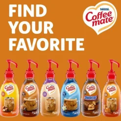 Coffee mate Liquid Creamer Pump Bottle, Salted Caramel Chocolate, 1.5 L Pump Bottle
