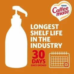 Coffee mate Liquid Creamer Pump Bottle, Salted Caramel Chocolate, 1.5 L Pump Bottle