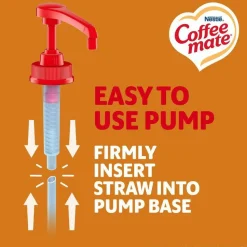 Coffee mate Liquid Creamer Pump Bottle, Salted Caramel Chocolate, 1.5 L Pump Bottle
