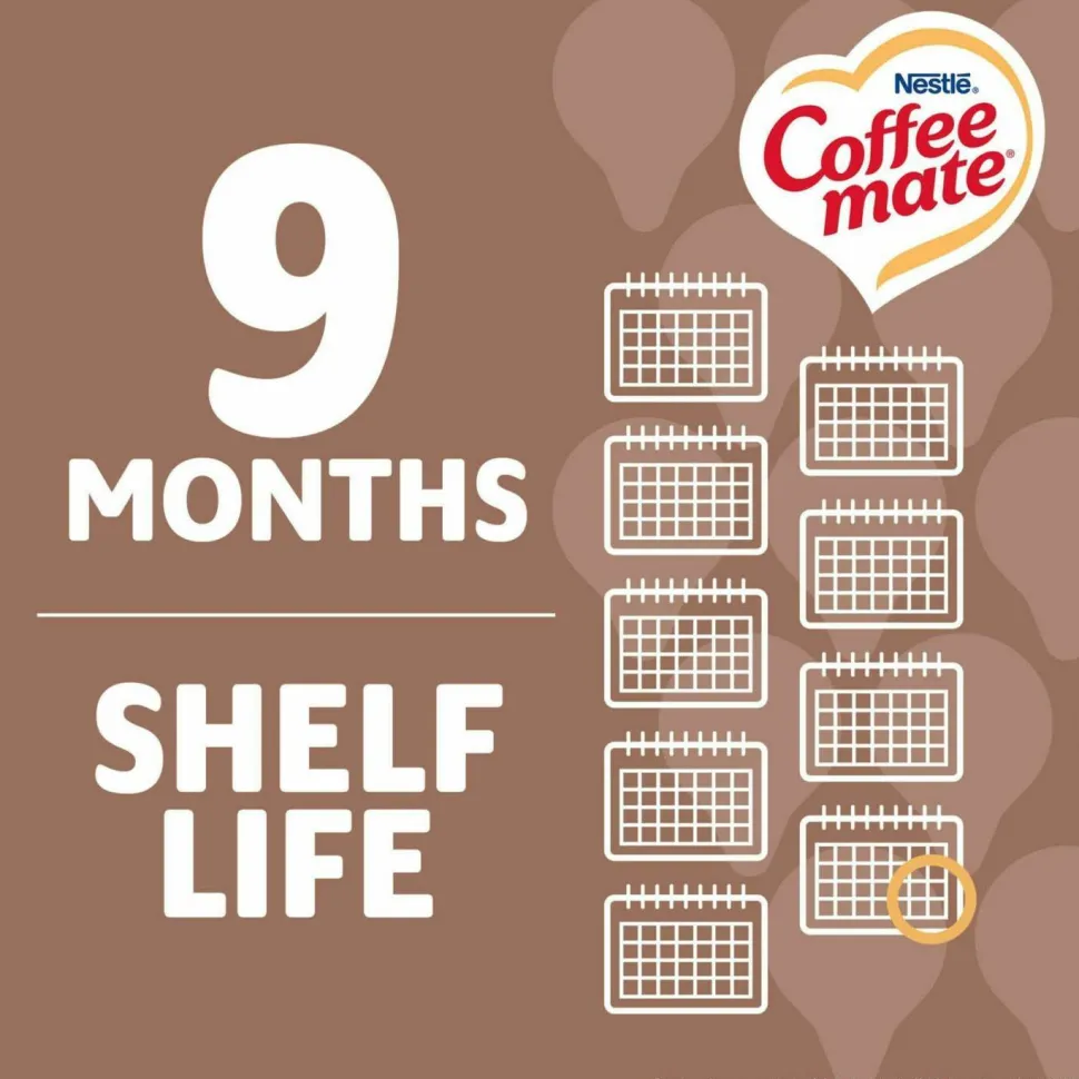 Coffee mate Oat Milk Vanilla Liquid Creamer Singles - Vanilla FlavorTub - 50 / Box