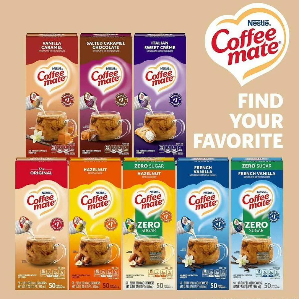 Coffee mate Original Nondairy Liquid Creamer Singles