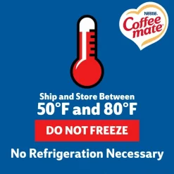 Coffee mate Plant-Based Almond Milk Non-Dairy Liquid Creamer Singles, Natural Vanilla, 0.38 oz Mini Cups, 200/Carton