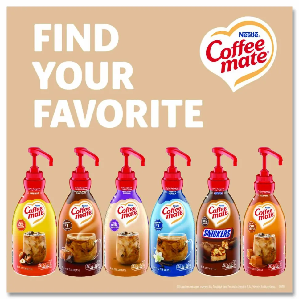 Coffee mate Sweetened Original Liquid Concentrate Coffee Creamer - Pump Bottle