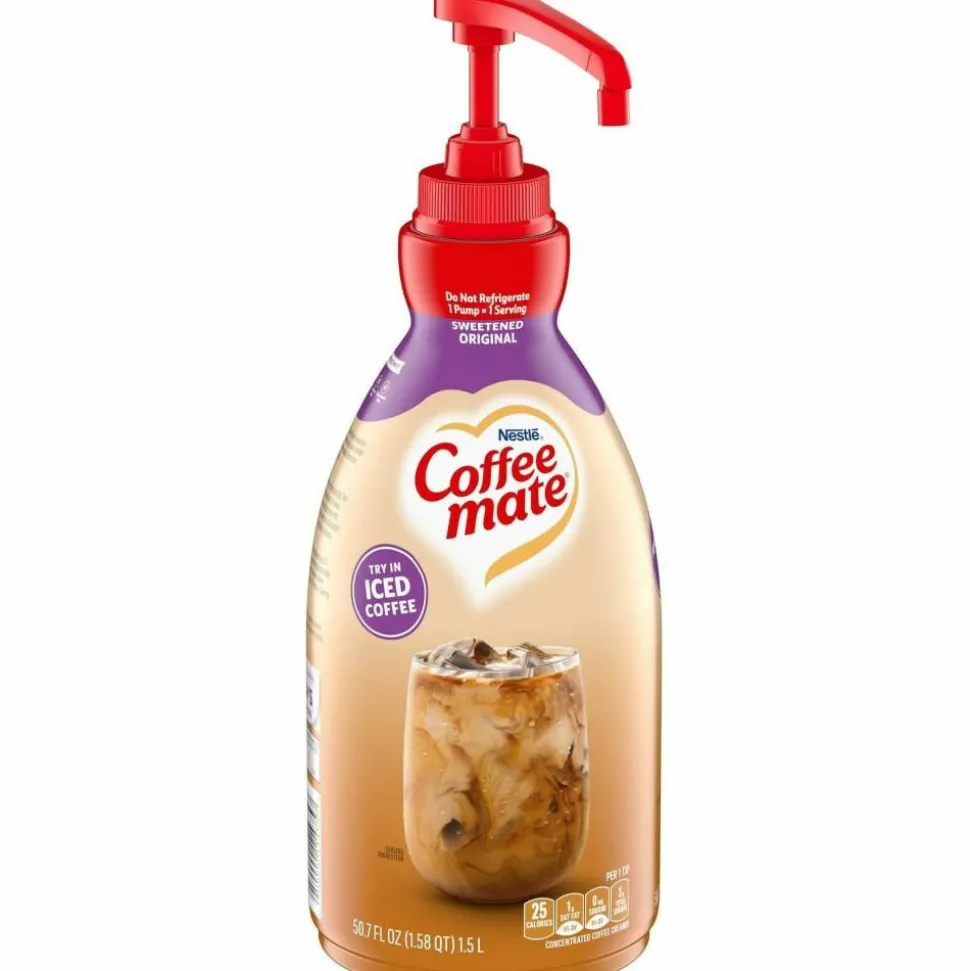 Coffee mate Sweetened Original Liquid Concentrate Coffee Creamer - Pump Bottle