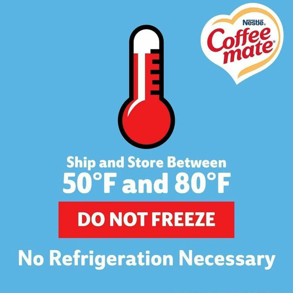Coffee mate Zero-Sugar French Vanilla Nondairy Liquid Creamer Singles
