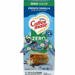 Coffee mate Zero-Sugar French Vanilla Nondairy Liquid Creamer Singles