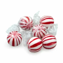 Colombina Jumbo Peppermint Balls, 0.32 oz Individually Wrapped, 120/Bag, 4 Bags/Carton