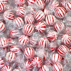 Colombina Jumbo Peppermint Balls, 0.32 oz Individually Wrapped, 120/Bag, 4 Bags/Carton