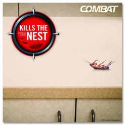 Combat Roach Bait Insecticide, 0.42 oz, 12/Pack, 10 Packs/Carton