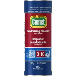 Comet Deodorizing Cleanser - For Multipurpose - 21 oz (1.31 lb) - Recommended For: Stain Remover - Deodorize - 24 / Carton