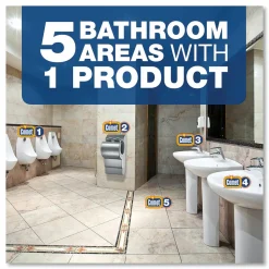 Comet Disinfecting Bathroom Cleaner, 128 Oz Bottle, Case Of 3