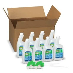 Comet Disinfecting Bathroom Cleaner, 32 Oz, 4 Spray Triggers Per Case, Case Of 8 Bottles