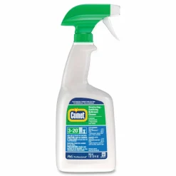 Comet Disinfecting Bathroom Cleaner, 32 Oz, 4 Spray Triggers Per Case, Case Of 8 Bottles