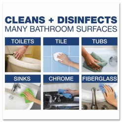 Comet Disinfecting-Sanitizing Bathroom Cleaner, Citrus Scent, 32 oz Trigger Spray Bottle, 6/Carton