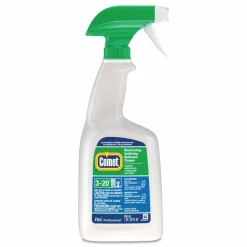 Comet Disinfecting-Sanitizing Bathroom Cleaner, Citrus Scent, 32 oz Trigger Spray Bottle, 6/Carton