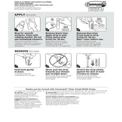 Command 9 Clear Small Wire Toggle Hooks and 12 Command Strips, Damage Free Hanging Hooks Wall Hangers for Hanging Home Decor, Holds up to 0.5 lb