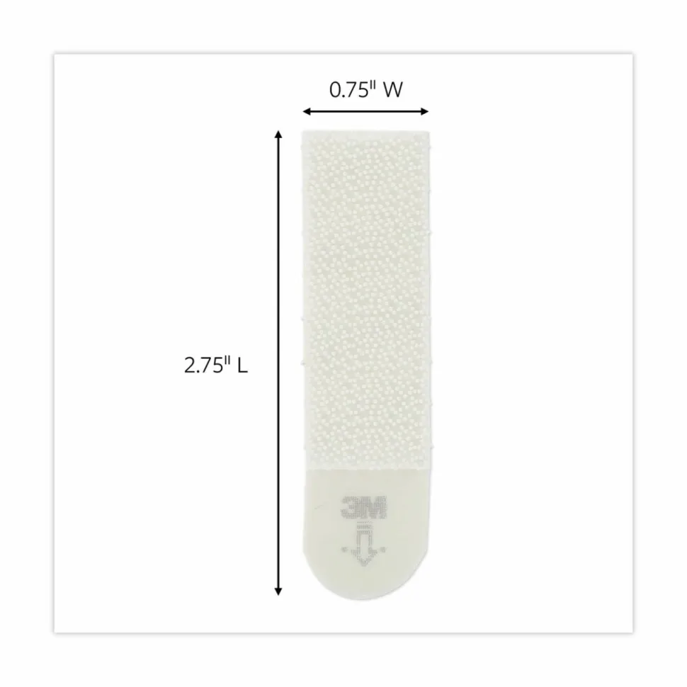 Command Damage-Free Hanging Picture Hanging Strip Pairs, Holds Up to 2.5 lb, Medium: 0.75" x 2.75", White, 12/Pack