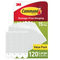 Command Damage-Free Picture Hanging Strips, Large, 5-5/8