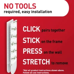 Command Damage-Free Picture Hanging Strips, Large, 5-5/8