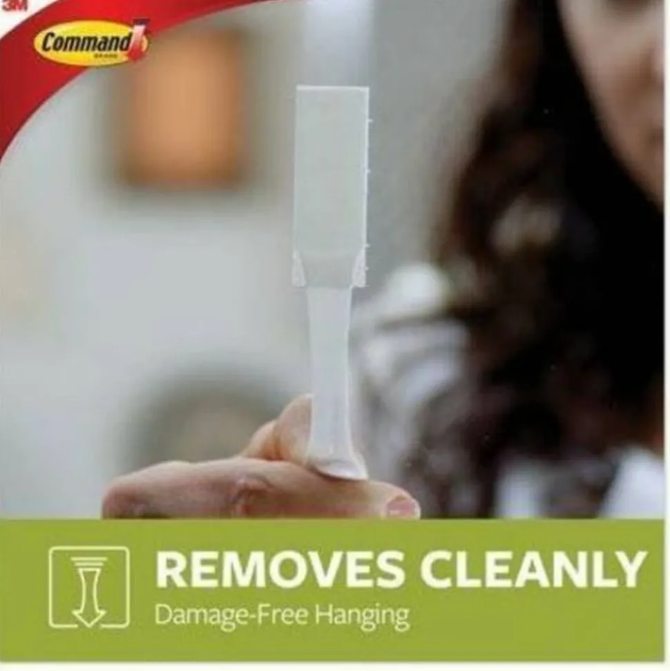 Command Damage-Free Picture Hanging Strips, Large, 5-5/8" x 5-3/16" , Pack Of 120 Strips, 17206S120NA