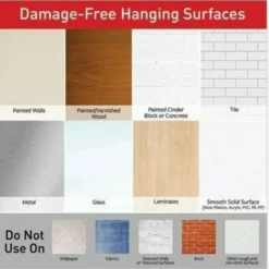 Command Damage-Free Picture Hanging Strips, Large, 5-5/8