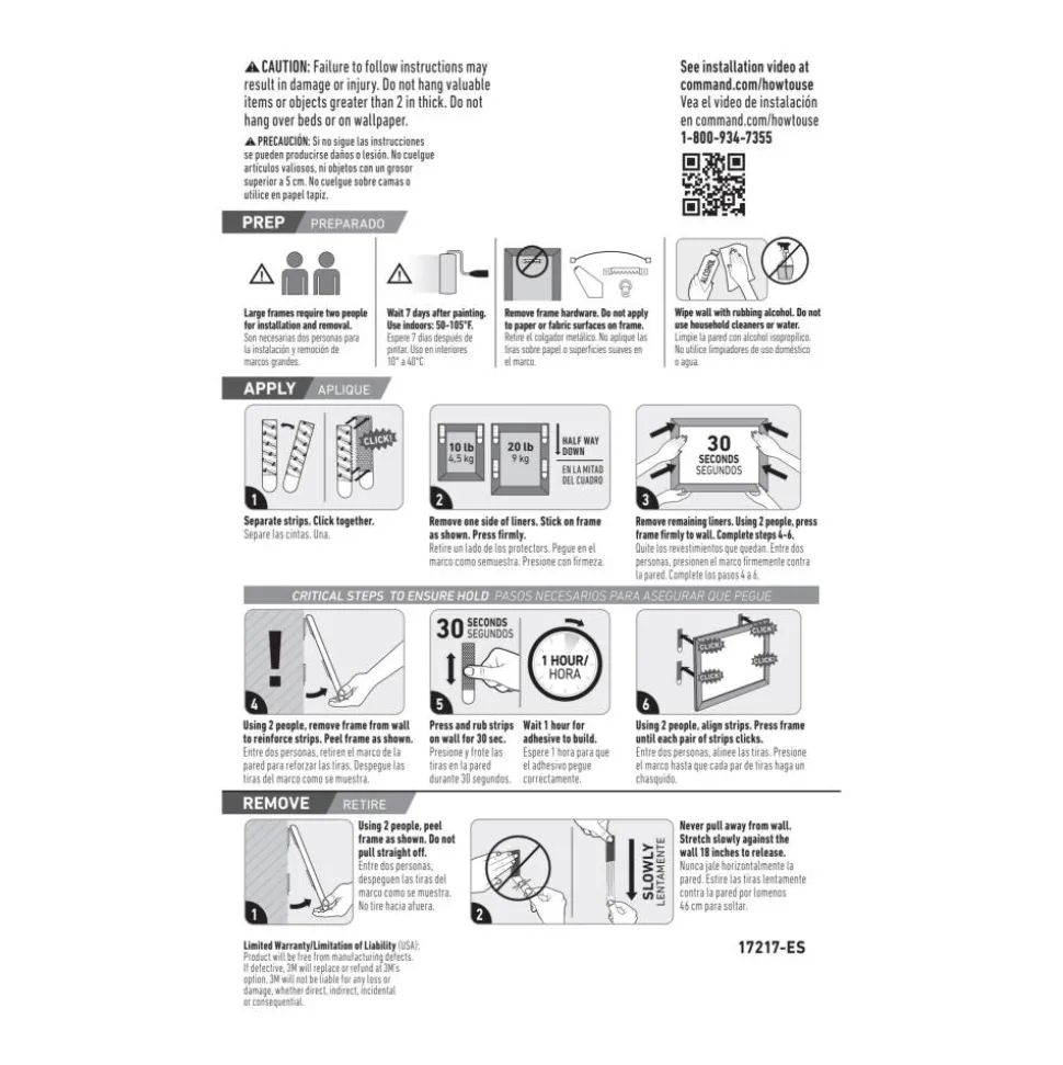 Command Hanging Strip, 1721716NA