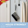 Command Large Hook With Clear Strips, 4 lb (1.81 kg) Capacity, For Decoration, Plastic, Clear, 1 Hook, 2 Strips