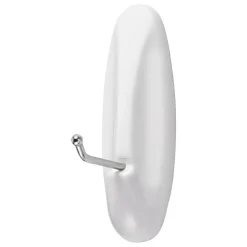 Command Large Wire Hook, 1 Hook, 2 White Adhesive Strips, Damage Free Hanging Picture Hangers, No Tools Wall Hanging Strips For Living Spaces