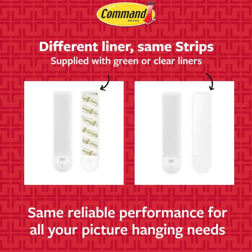 Command Medium (10lb) Picture Hanging Strips, White, 132 Pairs (234 strips), 17201S132A
