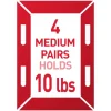 Command Medium Picture Hanging Strips Value Pack, 1720422NA