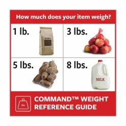 Command Medium Toggle-Wire Hooks, Metal Wire, Silver, Supports 2 lb, 35/Pack