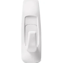 Command Medium Utility Hooks, 2 Hooks, 4 White Adhesive Strips, Damage Free Hanging Picture Hangers, No Tools Wall Hanging Strips For Living Spaces
