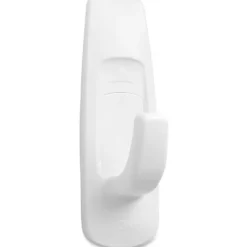 Command Medium Utility Hooks, 2 Hooks, 4 White Adhesive Strips, Damage Free Hanging Picture Hangers, No Tools Wall Hanging Strips For Living Spaces