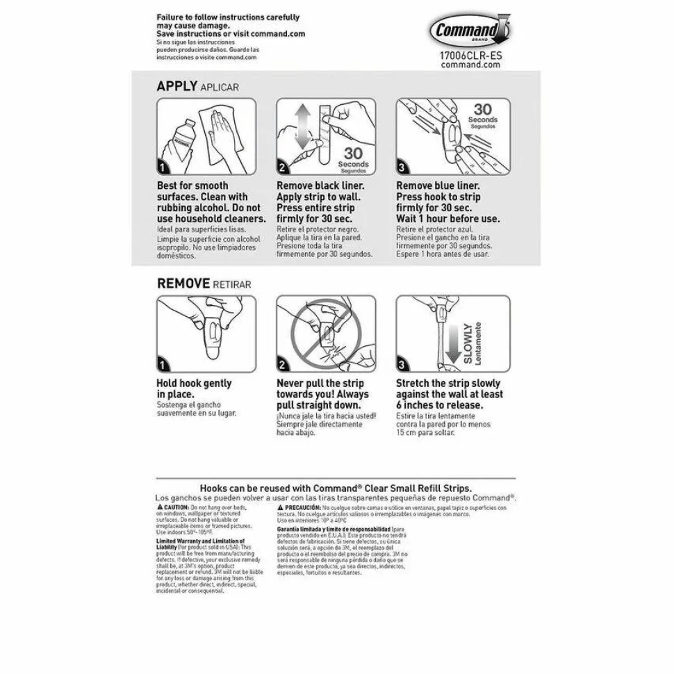 Command Mini Sized Hooks
