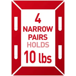 Command Narrow (10lb) Picture Hanging Strips, White, 28 Pairs (54 strips), Damage-Free Wall Hangers for Picture Frames and Other Décor