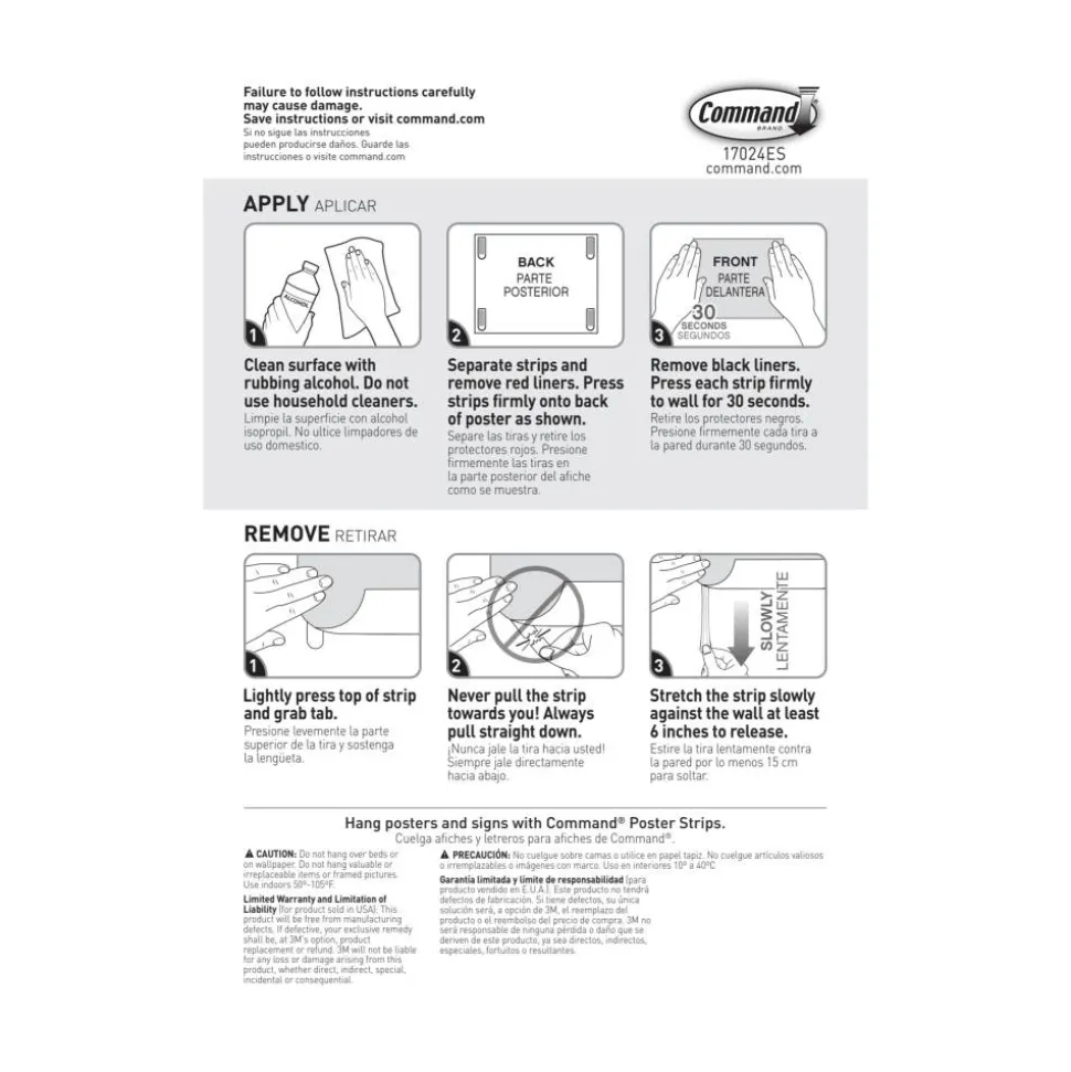 Command Poster Strips Trial Pack, 17024CABPK