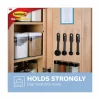 Command Small Clear Toggle-Wire Hooks, Metal Wire, Silver/Clear, Supports 0.5 lb, 40/Pack