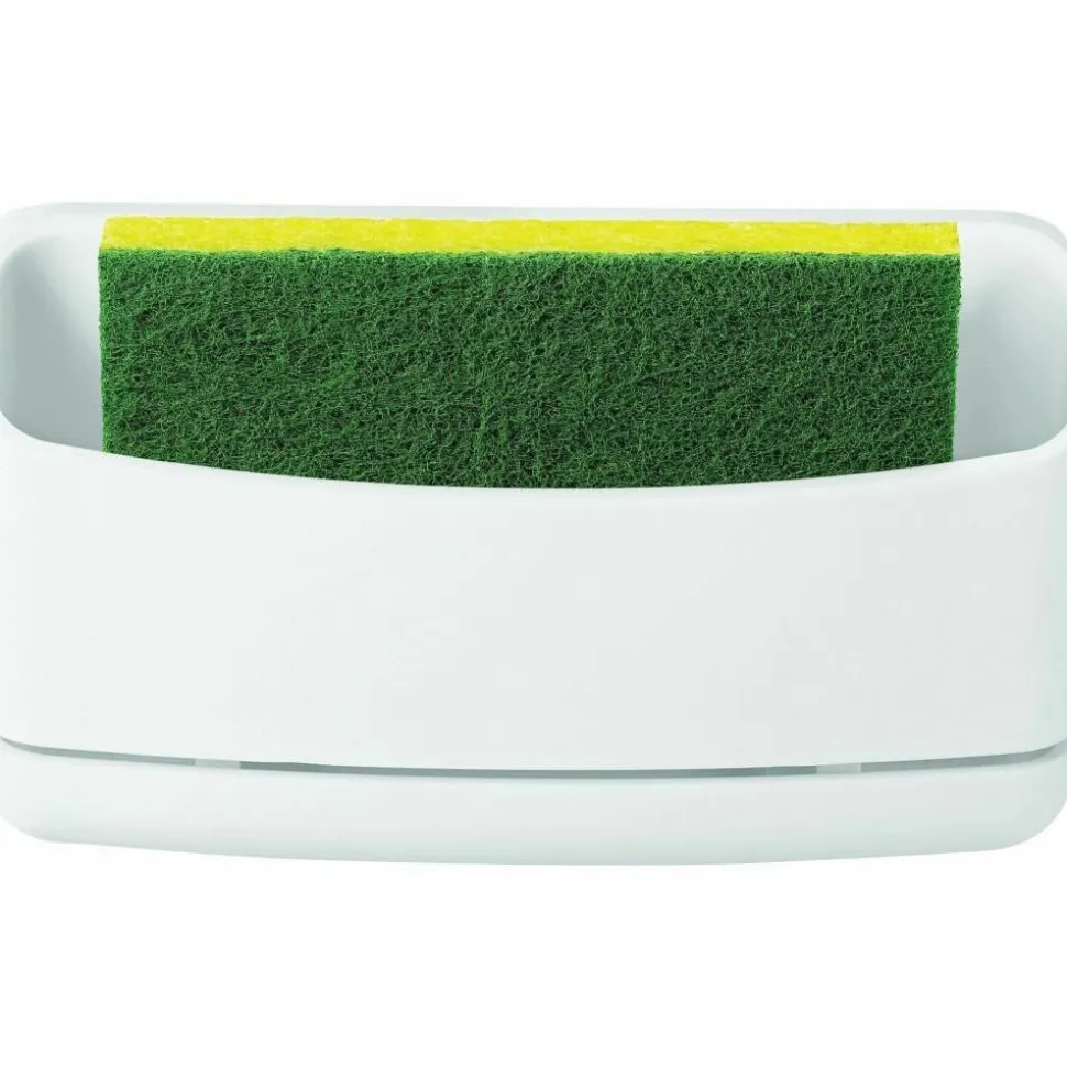 Command Under Sink Sponge Caddy, 9.4"H x 12"W x 7.8"D, White, 12 / Carton