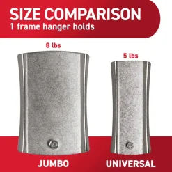 Command Universal Frame Hangers, 1 Command Hanger, 4 Command Strips