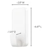 Command X-Large Hooks, 2 Hooks, 6 White Adhesive Strips, Damage Free Hanging Picture Hangers, No Tools Wall Hanging Strips For Living Spaces