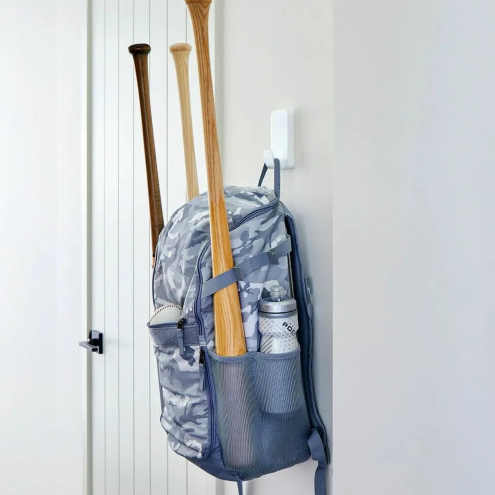 Command X-Large Hooks, 2 Hooks, 6 White Adhesive Strips, Damage Free Hanging Picture Hangers, No Tools Wall Hanging Strips For Living Spaces