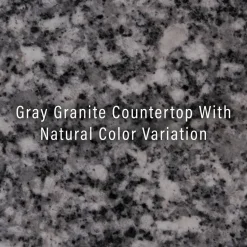 Compact Granite Top Kitchen Cart