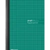 Composition Book, 7-1/2" x 9-3/4", Quadrille Ruled, 80 Sheets, Green