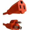 Compucessory Heavy-duty Indoor/Outdoor Extsn Cord - 16 Gauge - 125 V AC / 13 A - Orange - 25 ft Cord Length - 1