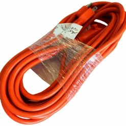 Compucessory Heavy-duty Indoor/Outdoor Extsn Cord - 16 Gauge - 125 V AC / 13 A - Orange - 25 ft Cord Length - 1