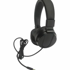 Compucessory Deluxe Stereo Headphones - Stereo - Black - Mini-phone (3.5mm) - Wired - 32 Ohm - 20 Hz 20 kHz - 15155