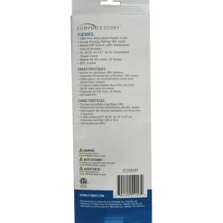 Compucessory 6-Outlet Power Strip, 15' Cord, Gray