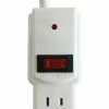 Compucessory 6-Outlet Strip Office Surge Protector - 6 x AC Power - 1080 J - 125 V AC Input - 125 V AC Output - 6 ft