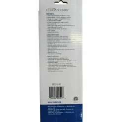 Compucessory 6-Outlet Strip Office Surge Protector - 6 x AC Power - 1080 J - 125 V AC Input - 125 V AC Output - 6 ft