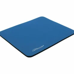 Compucessory Smooth Cloth Nonskid Mouse Pads - 9.50" Width x 8.50" Depth - Blue - Rubber, Cloth - 1 Each